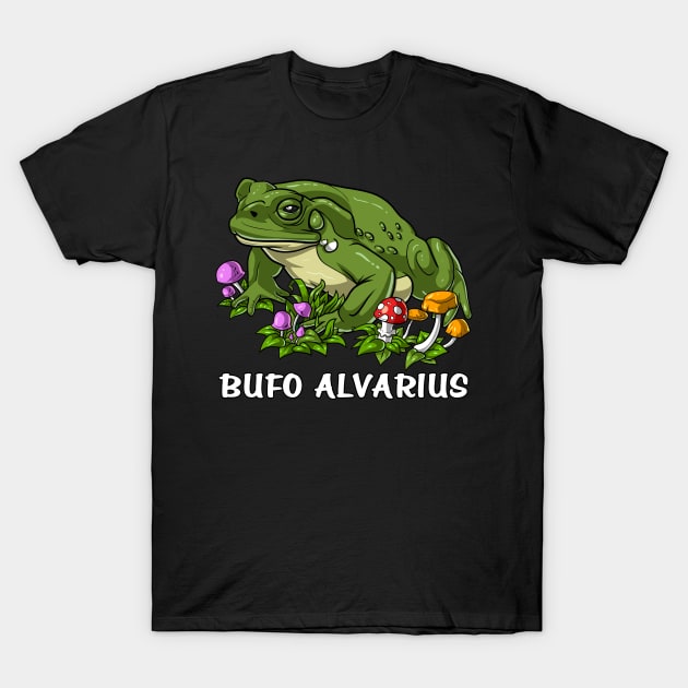 Bufo Alvarius Toad Frog T-Shirt by underheaven